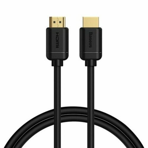 Кабель видео Baseus, HDMI(m)-HDMI(m), High Definition Series, 4KHDMI - 4KHDMI, 1 м, черный кабель 5bites hdmi m hdmi m v2 0 4k