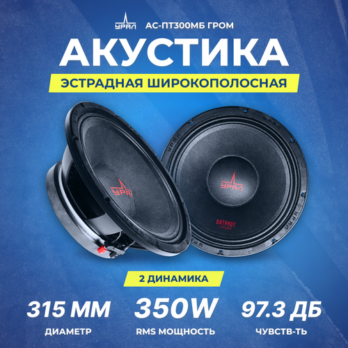 Акустика урал патриот АС-ПТ300МБ гром НЧ 713000₽
