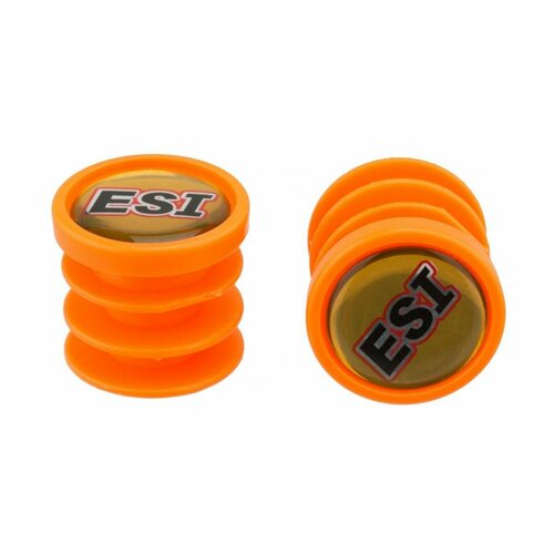 Грипстопы Esi Logo Orange заглушки руля esi logo пластик красный bp1rd