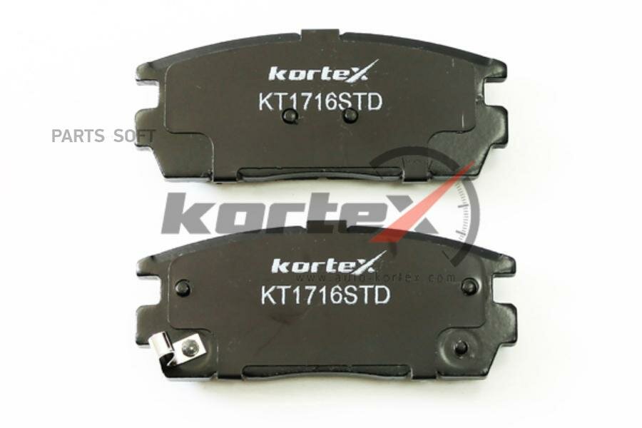 KT1716STD KORTEX Колодки тормозные CHEVROLET CAPTIVA/OPEL ANTARA 2.4/3.2 06- задние
