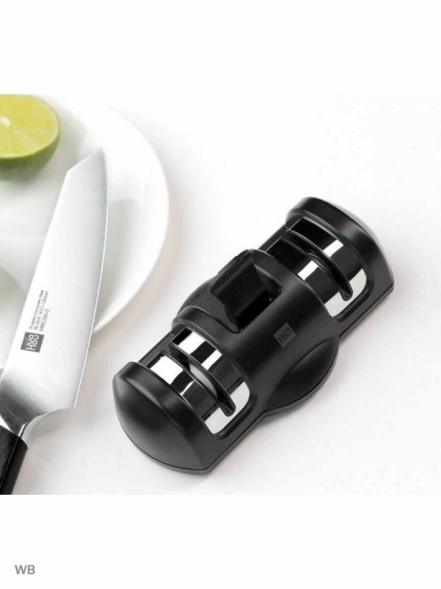 Картинки Точилка для ножей Xiaomi HuoHou Knife Sharpener HU0045 (черная)