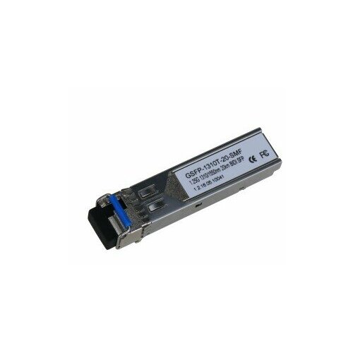 DAHUA Коммутаторы DH-GSFP-1310T-20-SMF SFP-модуль, LC, до 1.25Гбит с, до 20км одномодовое оптоволокно , 1310нм 1550нм h3c lsum1gp40ts8fd8 модуль интерфейса интерфейса magnum ethernet s9900e lc 8 портов sfp lc