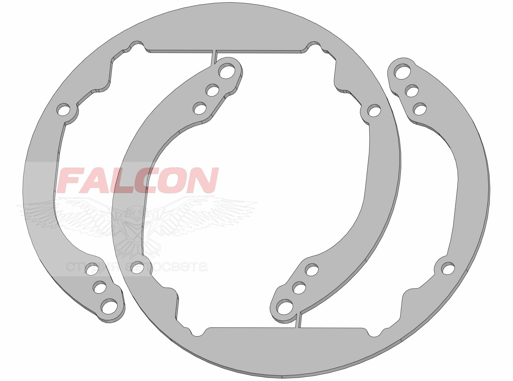 Рамка переходная для линз BMW E46 1998-2006 г. в. ZKW Hella 3