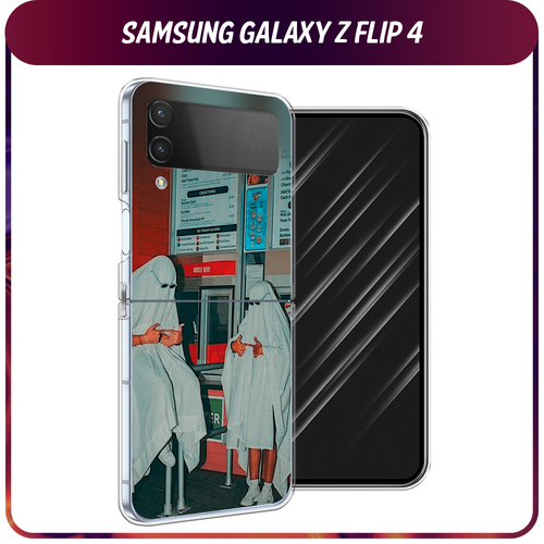 Силиконовый чехол на Samsung Galaxy Z Flip 4 / Самсунг Галакси Зет Флип 4 Chillin Killin силиконовый чехол на samsung galaxy z flip 4 самсунг галакси зет флип 4 маки и васильки фон прозрачный