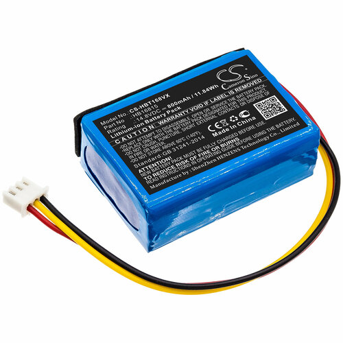 Аккумулятор CS-HBT168VX для пылесоса HOBOT 168 188 198 268 288 148V 800mAh 1184Wh 5028₽