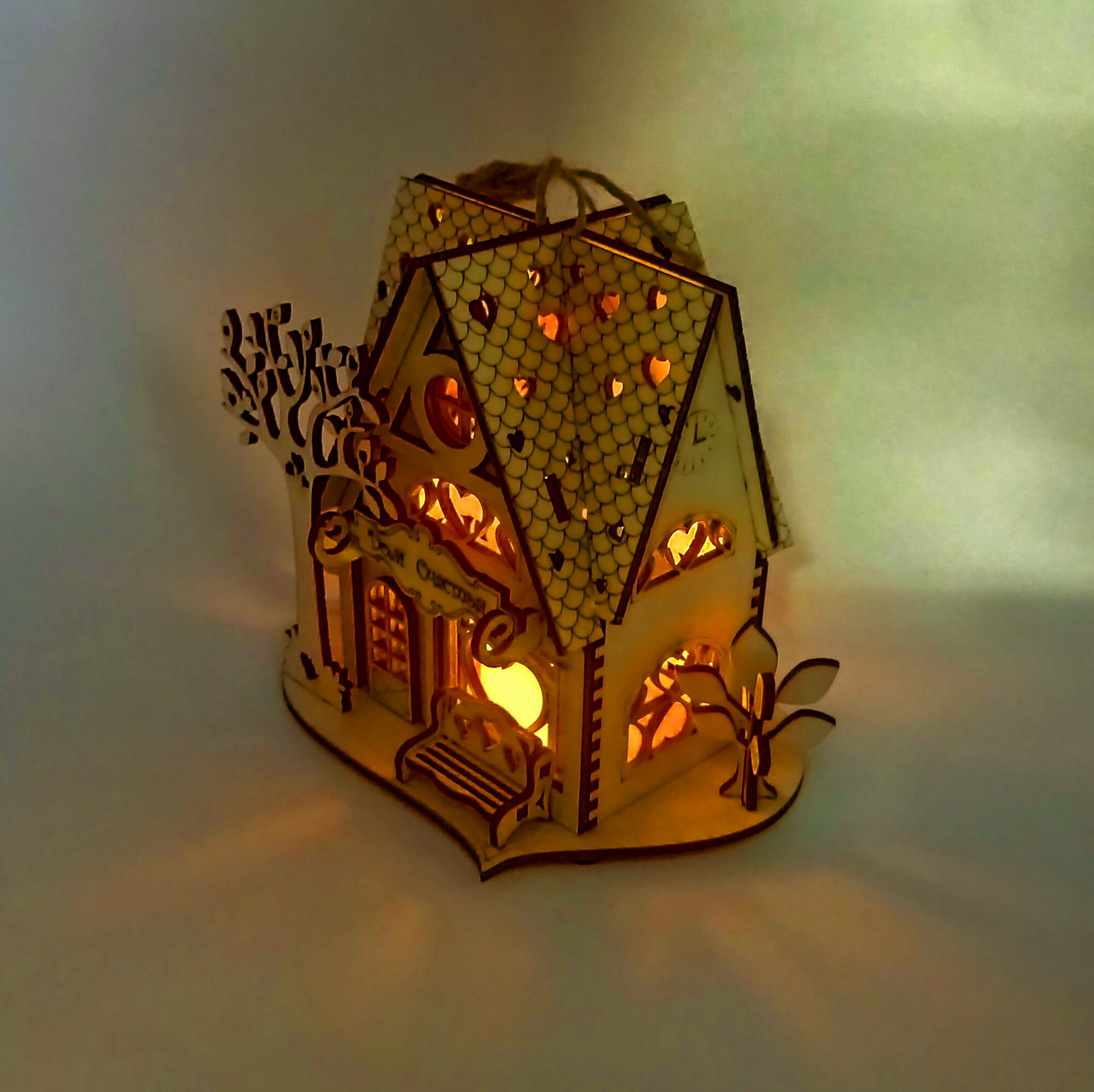 Деревянный конструктор "Дом, где живет счастье!" — фото 1