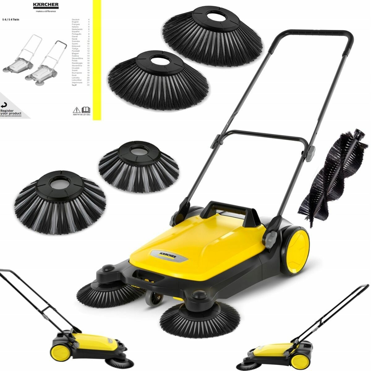 Karcher Боковая щетка для подметальной машины S 6, стандартная