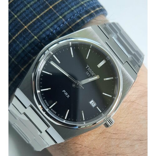 фото Наручные часы tissot tissоt т-сlаssiс рrx т1374101105100, черный