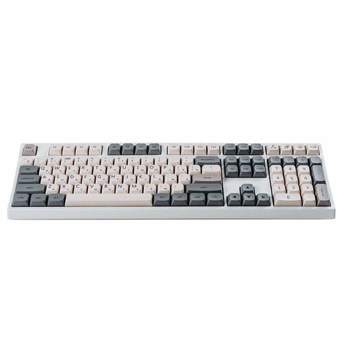Клавиатура Epomaker EP108 , Gateron Blue, White, Enlightment (EP108-WHT-ENL-GatB) gateron smd switches black red brown blue clear green yellow 3pins gateron switch for mechanical keyboard fit gk61gk64 gh60