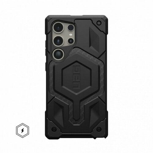 Чехол UAG Monarch Pro для Samsung Galaxy S24 Ultra (214416114242) карбон (Carbon Fiber)