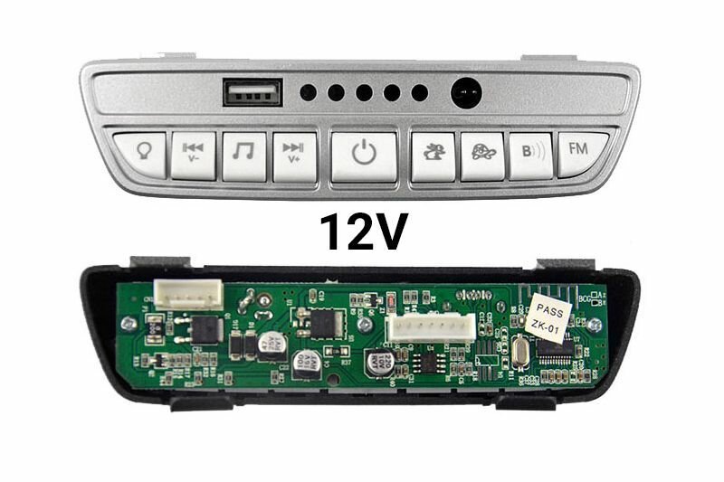 Модуль управления 12V S306 MP3, USB, панель запуска для электромобиля