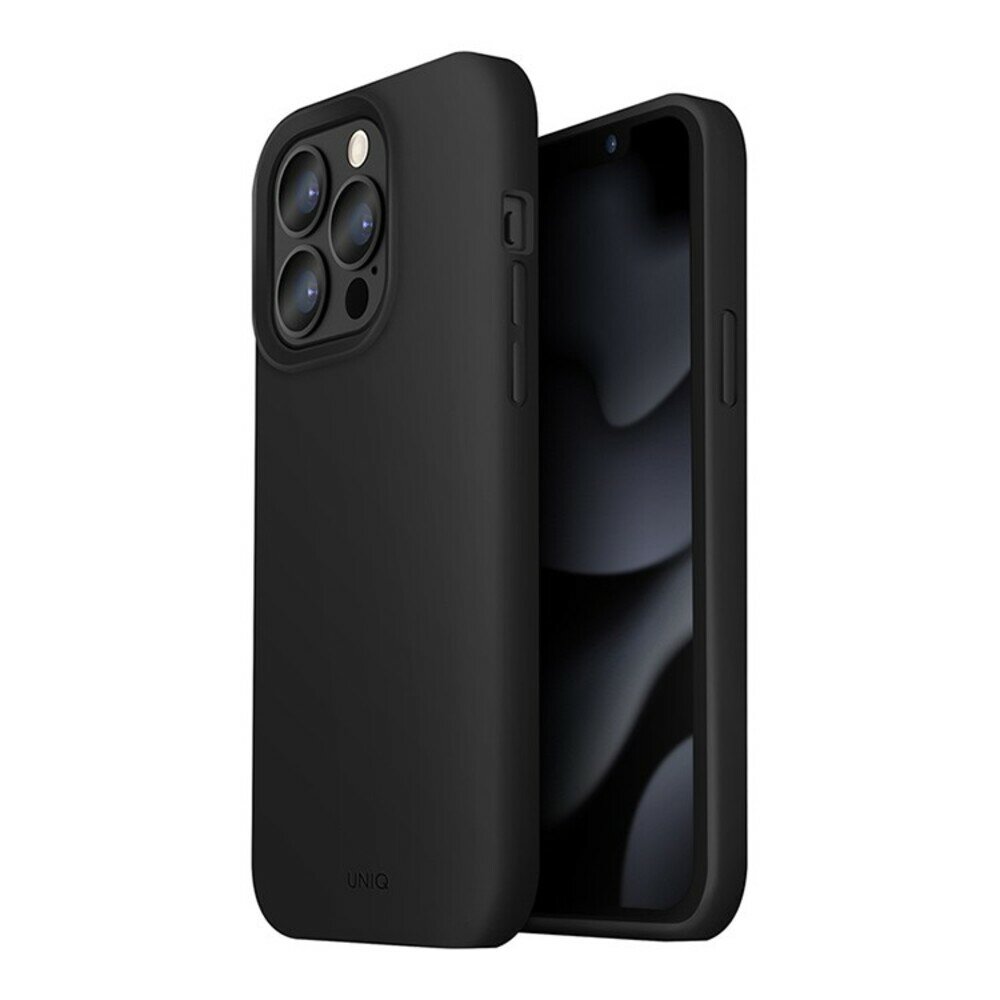 Панель силиконовая Uniq Lino для iPhone 13 Pro, Black