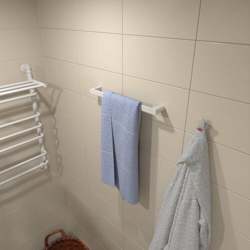 Полотенцедержатель коллекция лотос ЛТ60БМ 49см белый матовый Альтасан 3363₽