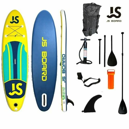 сап борд js board dark queen rq335 335 белый красный Надувная Сап-доска JS yellow blue (SUP board) двухслойная 335*81*15см