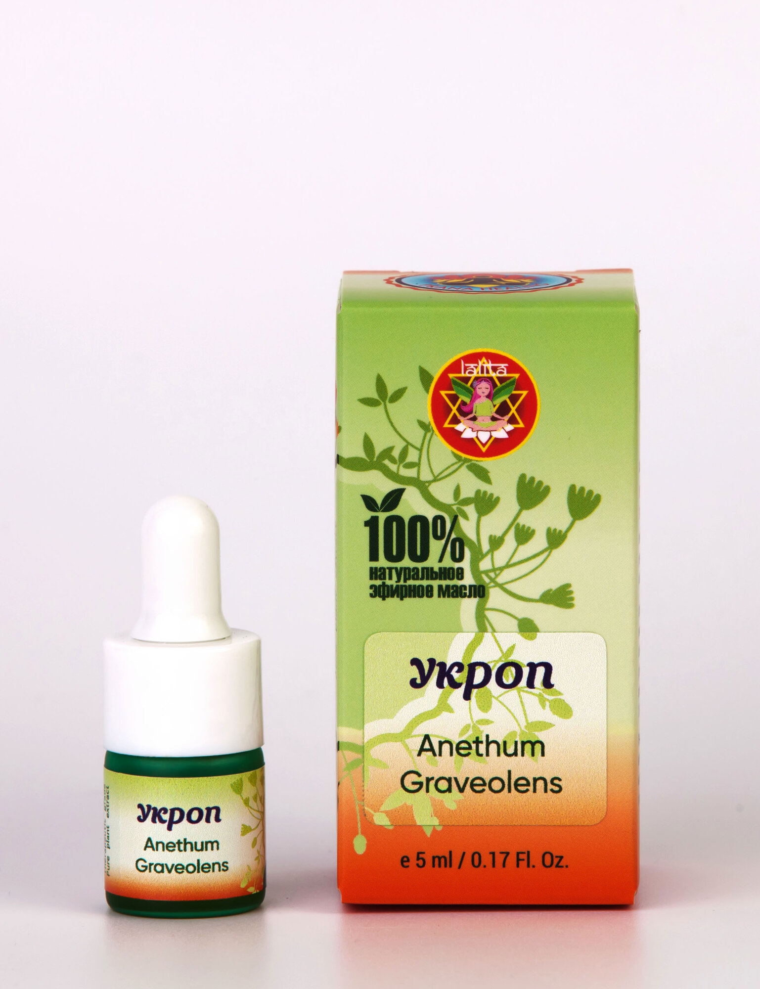 Укроп (эфирное масло) / Anethum Graveolens / 5 мл / стекло / Prana Healing / LALITA®