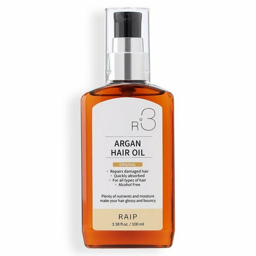 RAIP Аргановое масло для волос оригинальное / R3 Argan Hair Oil Original, 100 мл