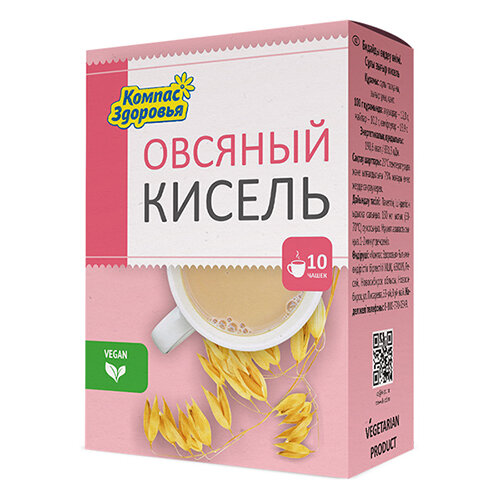 Компас здоровья, Кисель "Овсяный", 150 кг, 3 штуки