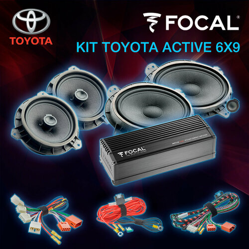 Комплект для замены штатной акустической системы FOCAL KIT Toyota Active 6x9