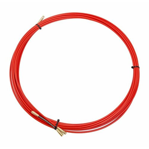 кабельная протяжка мини узк в бухте стеклопруток d3 5мм 30м красная rexant Протяжка кабельная (мини УЗК в бухте) 10,15,20,30м стеклопруток d3.5мм красн. REXANT