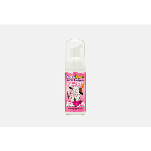 Детская зубная паста-пена Snow Buddy, Bubble Toothpaste Strawberry 45мл детская зубная паста пена snow buddy bubble toothpaste mint 45 мл