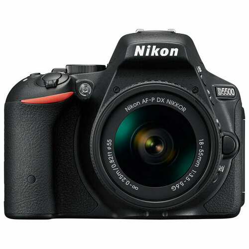 Фотоаппарат Nikon D5500 Kit AF-P 18-55mm f35-56 VR черный 6190000₽