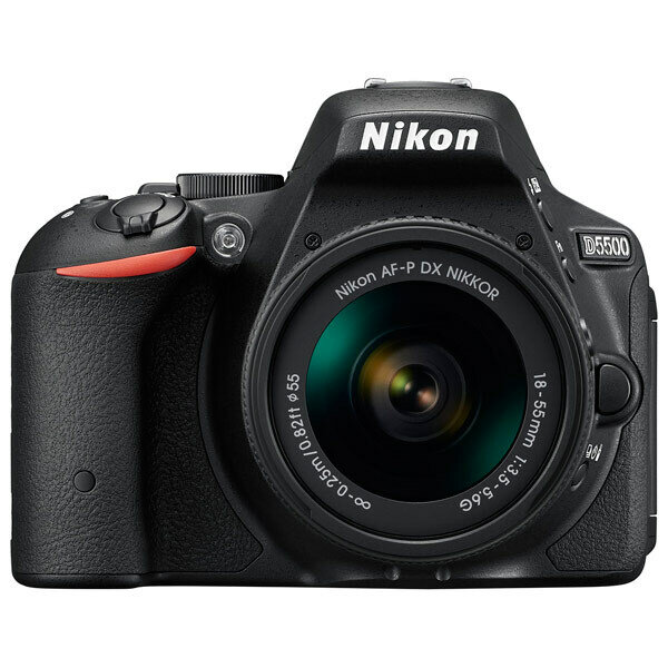 Фотоаппарат Nikon D5500 Kit AF-P 18-55mm f/3.5-5.6 VR, черный