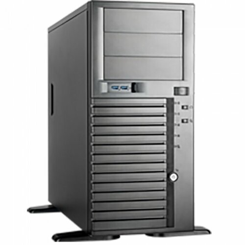 SR20966H04*14649 Chassis. w/o HDD Cage, USB3.0, Rackable,1x SR20966 Front Bezel, Silver/Black,1x 120mm Fan, PWM, T25, Two Ball Bearing, L650mm, 2600RPM with finger guard, Rear(AVC),1x 120mm Fan Holder, Blue,1x Metal Key Lock (on rear panel)