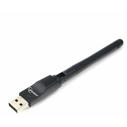 Wi-Fi адаптер Gembird WNP-UA-006USB 150mbps (черный) usb адаптер wifi w15 usb 2 0 802 iin 150 мбит с