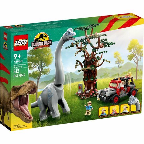 конструктор lego jurassic world 76960 встреча с брахиозавром Конструктор LEGO Jurassic World Brachiosaurus Discovery 76960