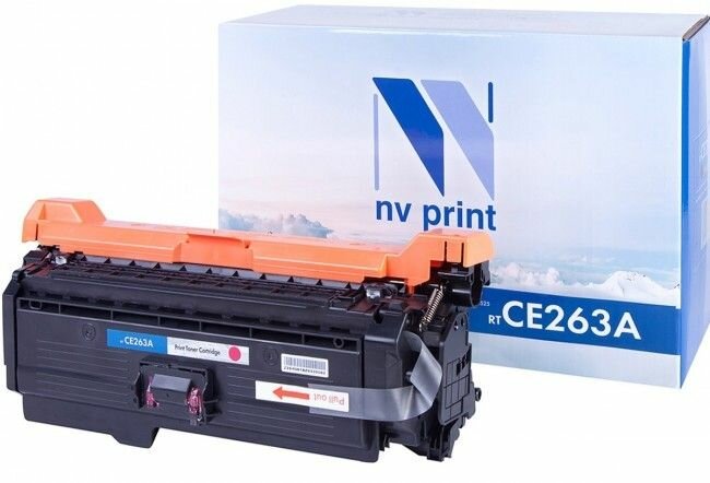 Лазерный картридж NV Print CE263A пурпурный ресурс 11 000 страниц