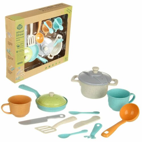 Игровой набор посуды, Veld Co игрушечный кухонный набор посуды с тостером kitchen set 12 предметов набор посуды детская посудка 27х21х6 см