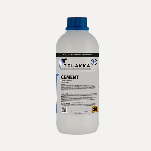 Изображение товара Средство очиститель для удаления цемента, бетона, цементной затирки, известкового налета TELAKKA CEMENT 1л