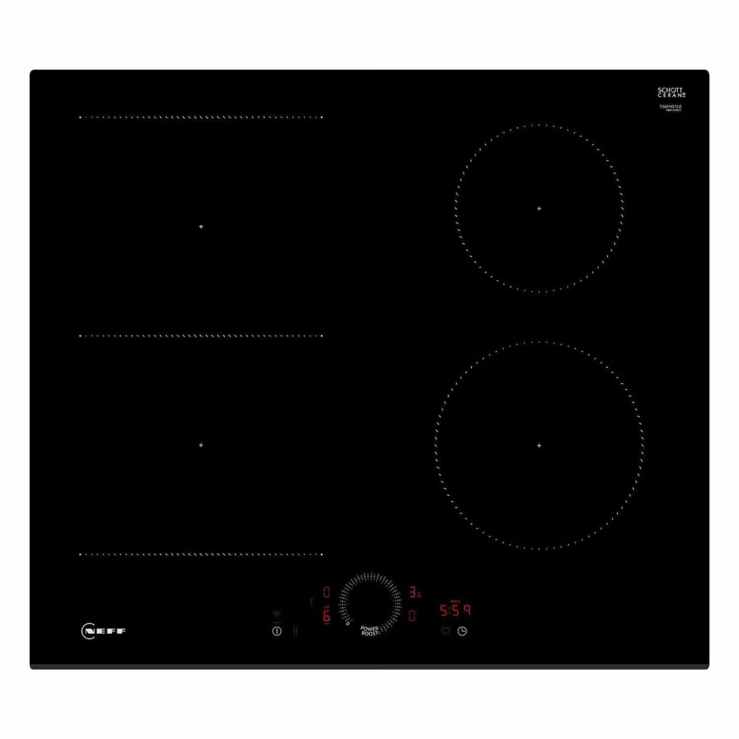 Электрическая варочная панель Neff T56FHS1L0 черный
