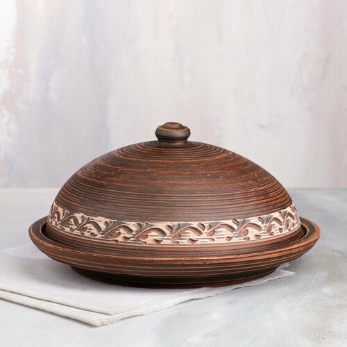 Хлебница Лакомка красная глина 2 л 1267₽