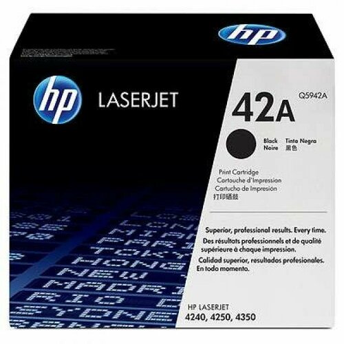 Q5942A HP 42A Картридж для HP LJ 4240/ 4250/ 4350 Black (10000 стр.) картридж hp q5942a черный