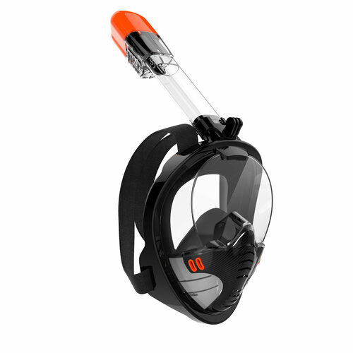 Маска для снорклинга-чёрный, L-XL маска для снорклинга bestway 24058 seaclear flowtech р l xl