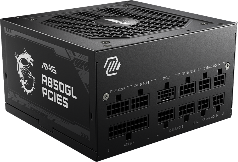 Блок питания 850W MSI MAG A850GL PCIE5 (306-7ZP8A11-CE0)