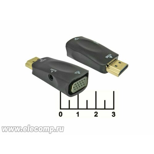 Конвертор HDMI-выход VGA 15pin + AUD 3.5 конвертор av hdmi