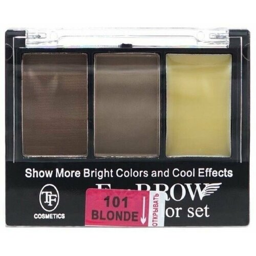 TF cosmetics Тени для бровей Стев 02 тон 101 Коричневый с закрепляющим воском 653₽