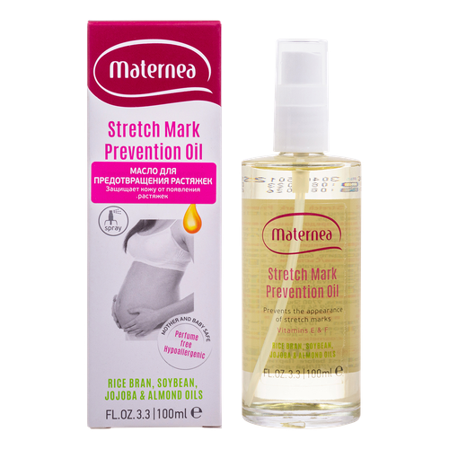 Масло для предотвращения растяжек Maternea Stretch Mark Prevention Oil спрей 100 мл 1 шт