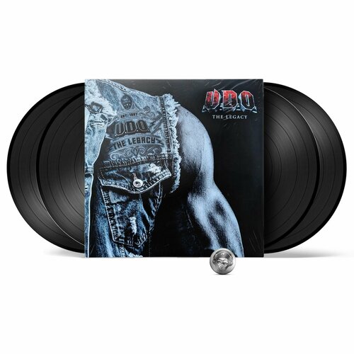 U.D.O. - The Legacy (coloured) (4LP) 2023 Black, Limited Виниловая пластинка