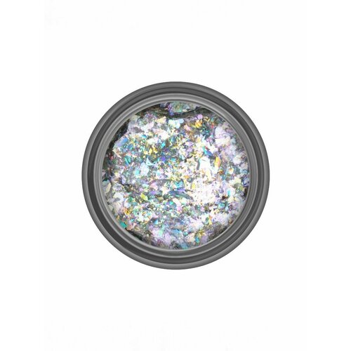 Пигмент для ногтей с голограммными хлопьями Tulle 375₽