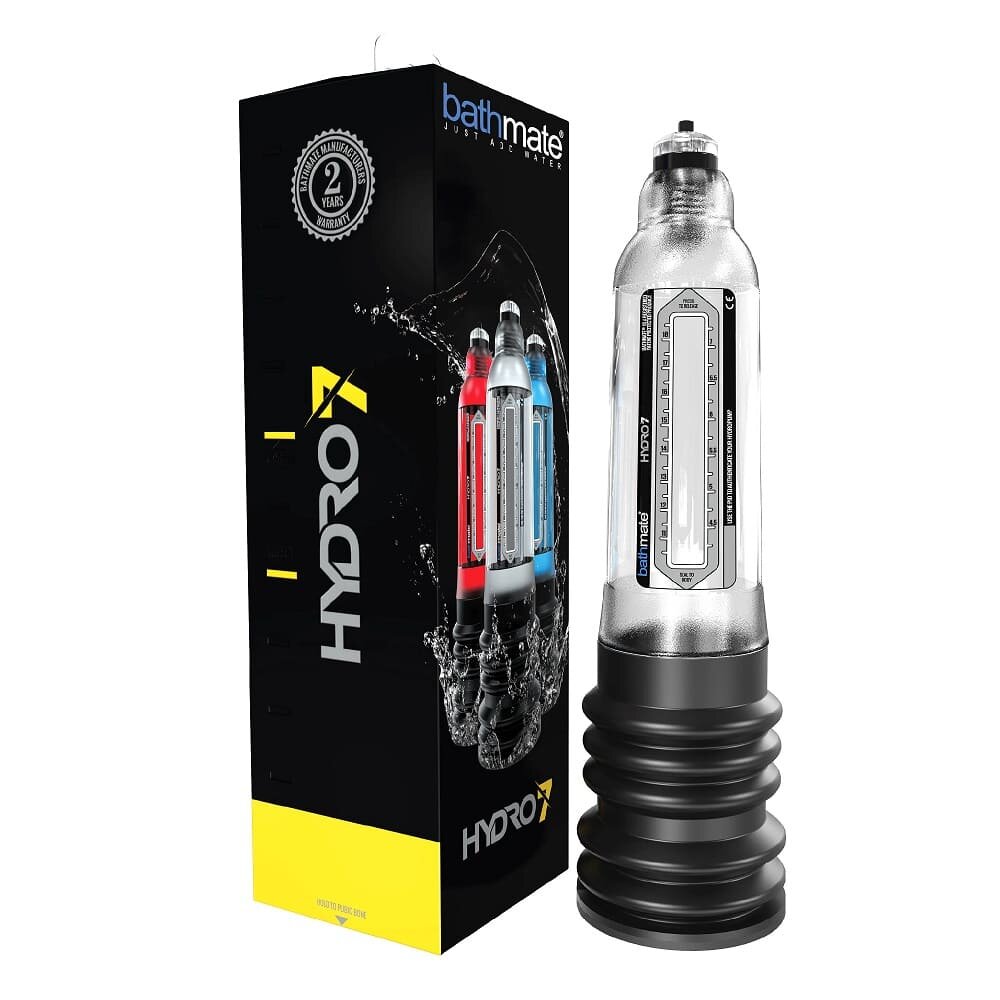 Большая гидропомпа HYDROMAX9 BRILLIANT Bathmate, 32,5 см - красная - купить с до