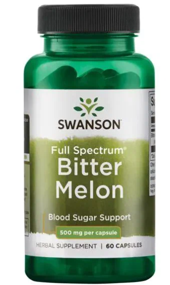 Swanson Full Spectrum Bitter Melon (Горькая дыня полного спектра) 500 мг 60 капсул