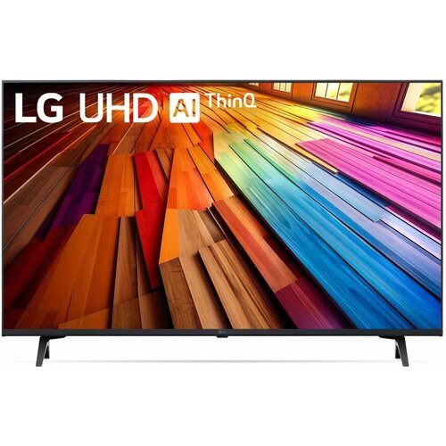 Телевизор LED LG 43 43UT80006LA. ARUB черный 4K Ultra HD 60Hz DVB-T DVB-T2 DVB-C DVB-S DVB-S2 USB WiFi Smart TV телевизор tcl 32s525 led 32 черный hd 60hz dvb t dvb t2 dvb c dvb s dvb s2 wifi smart tv rus