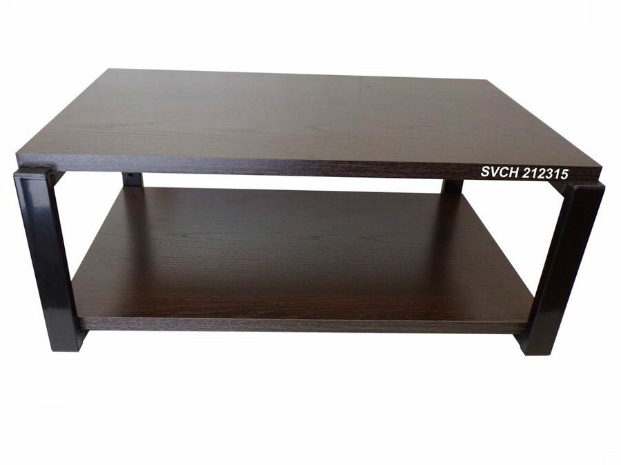 фото Полка для микроволновки GARROSS "SIBERIA 212313", две полки 35х54 см, высота 21 см, каркас чёрный, цвет полок сосна выбеленная