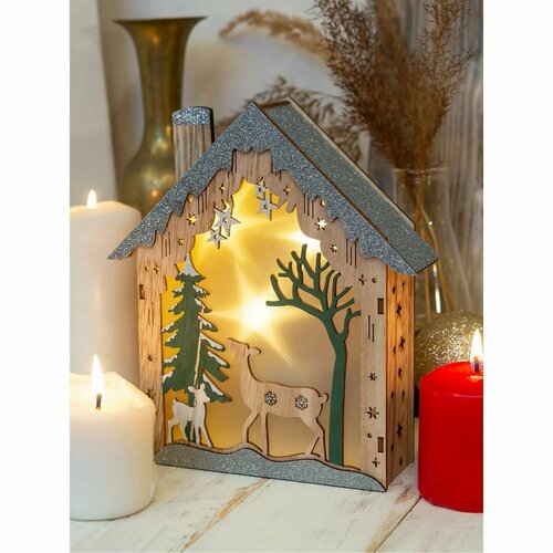 Светильник новогодний ночник Оленик 813₽