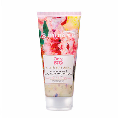 Арома-крем для тела натуральный Only Bio пион и масло розы 200 мл 614₽