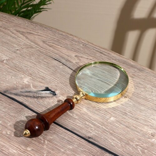 Лупа сувенирная Мэл дерево латунь 235 см 1257₽