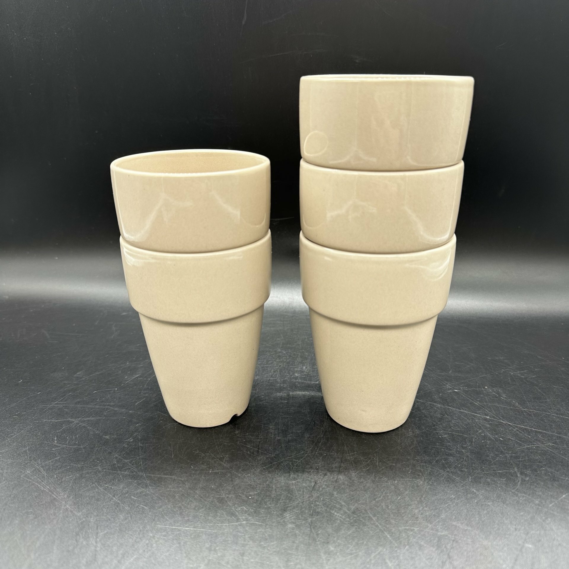 фото Набор из пяти стаканов, IKEA, керамика, покрытие глазури, Китай, 2000-2015 гг.